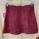 Amy Byer NWT  Magenta corduroy button down skirt Photo 1