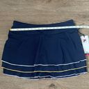 FILA  Backspin Flounce Tiered Mini Tennis Skort - Size XL - Navy - NWT Photo 5