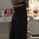 Black Silk Dress Size XS Photo 3