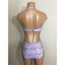 Jessica Simpson New.  lavender bandanna bikini set. Medium. Retails $108. Photo 5