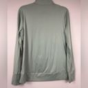 Balance Collection  by Marika Tek Green-Blue Asymmetrical Quarter Zip Sweatshirt Photo 3