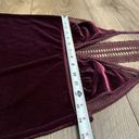 Bordeaux Etam Velvet Cgemise  Grenat Red Slip Size Small Photo 8