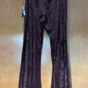 BCBGMAXAZRIA  Vintage Y2K Chocolate Brown Embroidered Velour Track Pants Photo 6