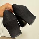 Salvatore Ferragamo  Black Block Heels Square Toe size 8 Photo 5