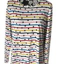 The Comfy Boden Stripes Ahead polka dot tshirt long sleeve size 14 Photo 0