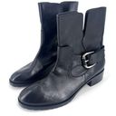 Buckle Black Donald J Pliner Ankle Boots Leather Donato 2  EU 35 Moto Size 6 Photo 0