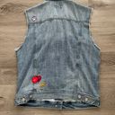 American Eagle Denim Patchwork Vest Photo 1