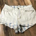 Guess Vtg  Jean Shorts 90s Light Wash Faded Size 28 Original American Triangle Photo 0