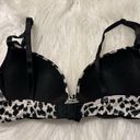 Smart & Sexy  Animal Print Bra Size 34B Underwire Padded Push Up Style Photo 2