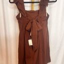 Free People  Bom Bom Island Mini Dress in Chocolate Love Photo 5