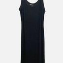 Z Supply  Black Ribbed Tank Dress - M Photo 0