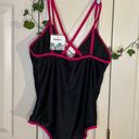 One Piece Black hot pink  swim Photo 1