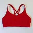 Zella  Activewear strappy red sports bra Photo 0