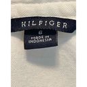 Tommy Hilfiger  Vintage Moto White Denim Jean Jacket size 6 Photo 2