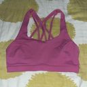 Lululemon  limited edition free to be serene bra size 4 pink blossom Photo 0