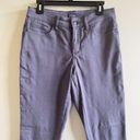 NYDJ  Ami Skinny Leggings Ankle Pants Womens Size 6 Purple Photo 1