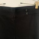 Briggs New York Briggs Black Elastic Waist Textured Pants Photo 3