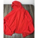 Free People  Movement Women’s Large L Red Fleece Good Pullover Jacket Photo 9