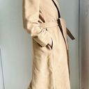 Nordstrom Vintage Camel hair Car Coat Size Medium Khaki Midi Classic union made 80s USA Photo 6