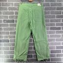 ZARA  High Rise Ribcage Straight Ankle Jeans Lime Green Women’s Size 8 Photo 5