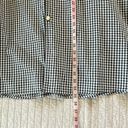 Liz Wear Vtg  gingham black/white button down cotton maxi HR cottage skirt 8 Photo 14