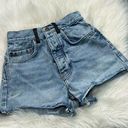 The Kooples  High Rise Denim Shorts Photo 0