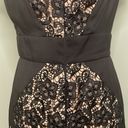 Jessica Simpson NWOT  Black Lace w/ Nude Lining Cap Sleeves Women’s Dress Size 10 Photo 8