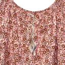 Faherty  Florence Boho Top Organic Cotton Tassel Blouse Size XS Photo 3