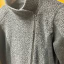 Kuhl  Kozet Long Women's Jacket Full Asymmetric Zip Fleece Grey Gray Large L Photo 8