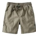 L.L.Bean  Mom Comfort Cotton/TENCEL 6” Tab Roll Shorts L Dusty Olive Green NEW Photo 0