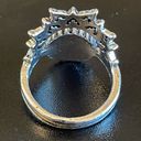 Onyx  stone S925 silver tribal ring size 8.5 Photo 3