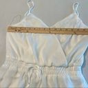 The Row ‎ A Womens Chiffon Light White Romper Sleeveless Size Large Photo 5