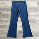 Banana Republic NEW  High Rise Flare Jeans Dark Blue Stretch Denim Plus Size 33 Photo 5