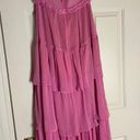 Amanda Uprichard Hot Pink Maxi Dress Photo 4