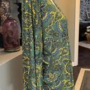 LuLaRoe NWOT  Green Paisley Pattern Size Large Kimono Photo 3