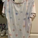 Z Supply A White Tee With Colorful Stars Photo 0