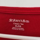 st. john's bay red long sleeve shirt Photo 4