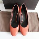 Bottega Veneta  Peach Pink Ombre Gradient Patent Leather Closed Toe Low Pumps Photo 3