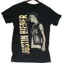 Tultex JUSTIN BIEBER Size Small Believe Live 2013 Tour T-Shirt - Black by  GOLD Photo 0