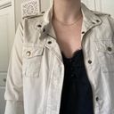 Neutral Colored Cargo Utility Jacket XS Tan Photo 3