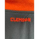 Colosseum Clemson Tigers, Size XL, Fleece Zip Up Jacket, Orange & Gray, Embroidered Photo 3