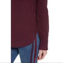 Treasure & Bond  Mock Neck Sweater - Burgundy - Small Photo 11