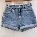 Cotton On Cotton:On Women's Bells Blue High Rise Classic Stretch Denim Short Size 6 NWT Photo 0