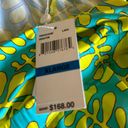 Trina Turk NWT  TRELLIS COVER UP SWIM PANTS, BLUE/GREEN MULTI Photo 7