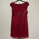 Ultra Pink  Wine Red Sleeveless Mini Dress Size Medium Photo 8