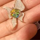 18k gold plated butterfly pendant necklace Photo 7