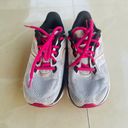 Saucony  women’s 7.5 Ride 14 PwrRun Gray Pink Sneakers S10651-55 Photo 2