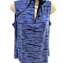 Polo COPY - Jamie Sadock Womens Golf  Tiger print sleeveless Zip *READ* Photo 3