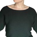 None Ribbed green fitted blouson dress size M Photo 1