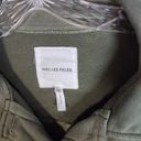 Avec Les Filles NWT  Green Olive Trendy Utility Shirt Jacket size ZS Photo 3